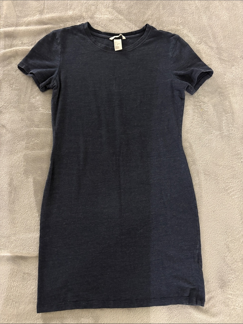 H&M Navy Short Sleeve Mini Dress